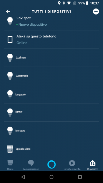 Amazon Alexa Tutti i dispositivi